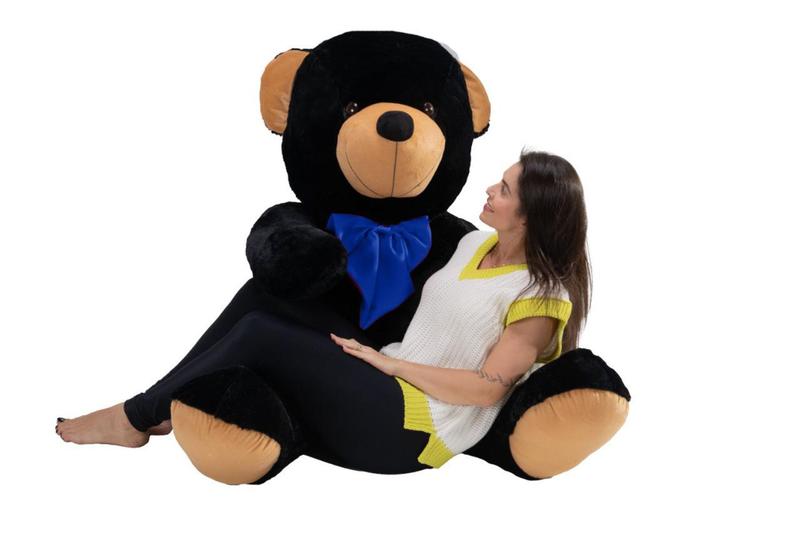 Imagem de Urso De Pelúcia Gigante Teddy 1,70m Com Laço Várias Cores - Barros Baby Store