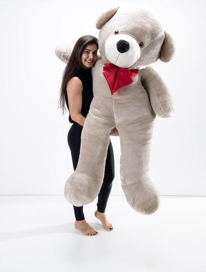 Imagem de Urso De Pelúcia Gigante Teddy 1,70m Com Laço Várias Cores