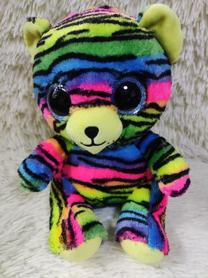 Imagem de urso de pelúcia tigre colorido S2 TOYS