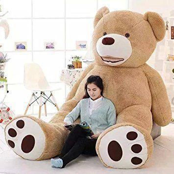 Urso Gigante de Pelucia Teddy Bear - 2 Metros (200cm) Cheio Bege Bordado Menor preço em Urso Gigante de Pelucia Teddy Bear - 2 Metros (200cm) Cheio Bege Bordado