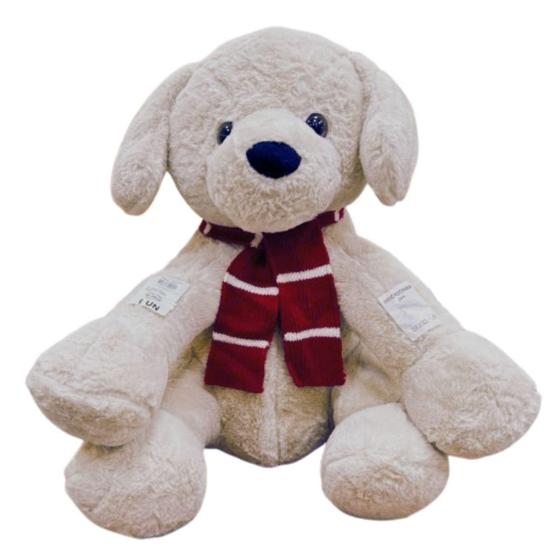 Imagem de Urso Natalino Marrom E Vermelho 53Cm 1056600 Cromus