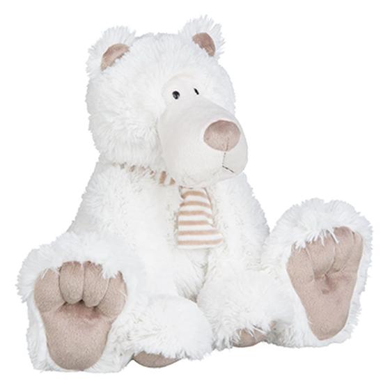 Urso Polar Pelúcia Branco Sentado 38cm - Regina - Pelúcia - Magazine Luiza