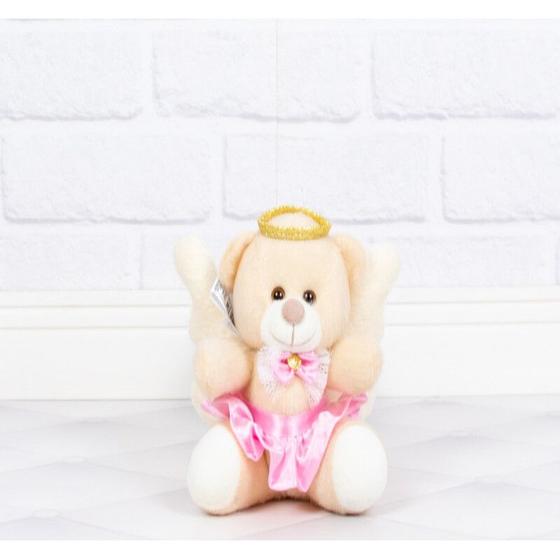 Imagem de URSO TEDDE ANJINHA 12 cm PARA BATIZADO E DECORAÇÃO