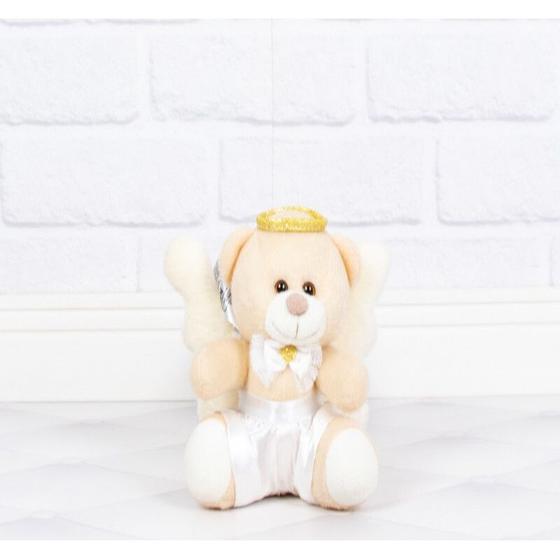 Imagem de URSO TEDDE ANJINHO 12 cm PARA BATIZADO E DECORAÇÃO