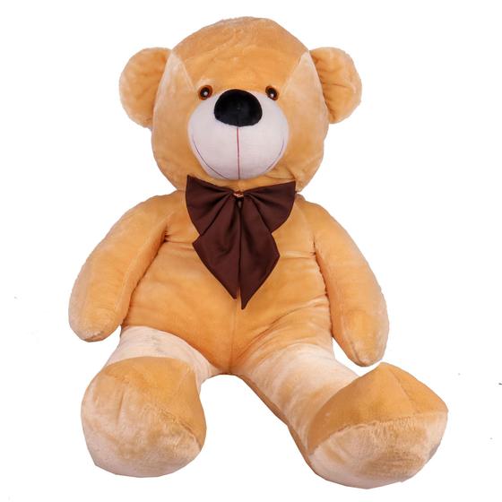 Imagem de Urso Teddy Grande 1,40 Metro Gigante Pelúcia 140 Cm Nacional - Beca Baby