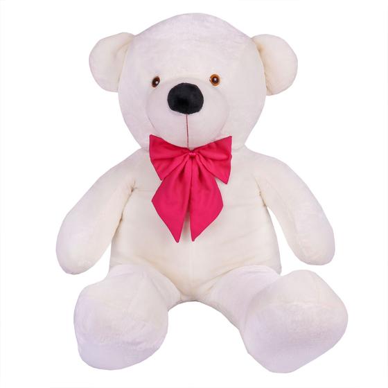 Imagem de Urso Teddy Grande 1,40 Metro Gigante Pelúcia 140 Cm Nacional - Beca Baby