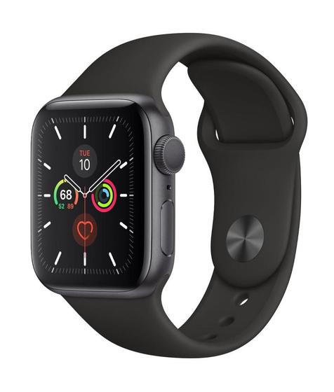 Imagem de Usado: Apple Watch Series 5 44MM GPS + Cel Preto Excelente - Trocafone