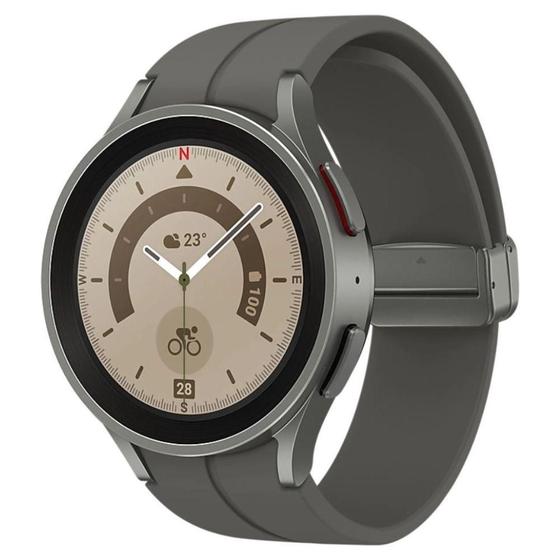 Usado: Galaxy Watch5 Pro BT 45mm Titânio Muito Bom - Trocafone Menor preço em Usado: Galaxy Watch5 Pro BT 45mm Titânio Muito Bom - Trocafone