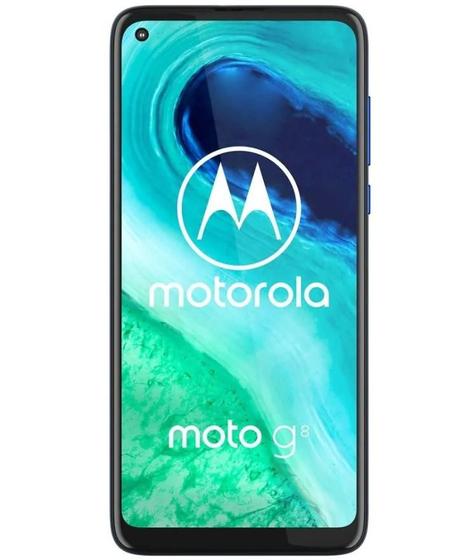 Imagem de Usado: Motorola Moto G8 64GB Azul Bom - Trocafone