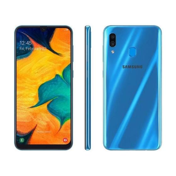 Imagem de Usado: Samsung A30 64 GB Azul - Excelente