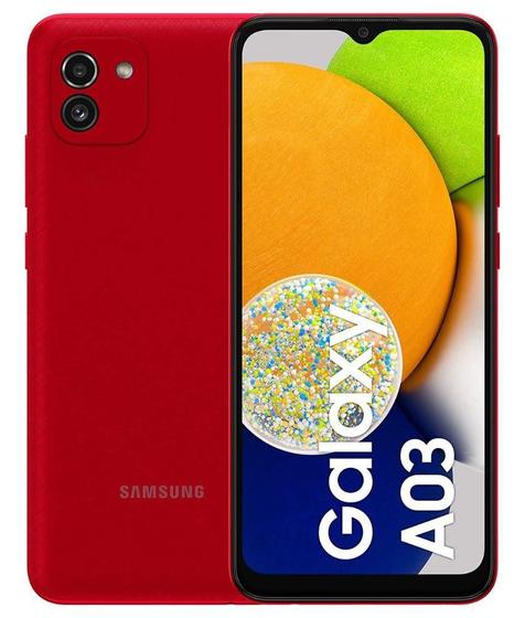 Imagem de Usado: Samsung Galaxy A03 64GB 4GB RAM Vermelho Muito Bom - Trocafone