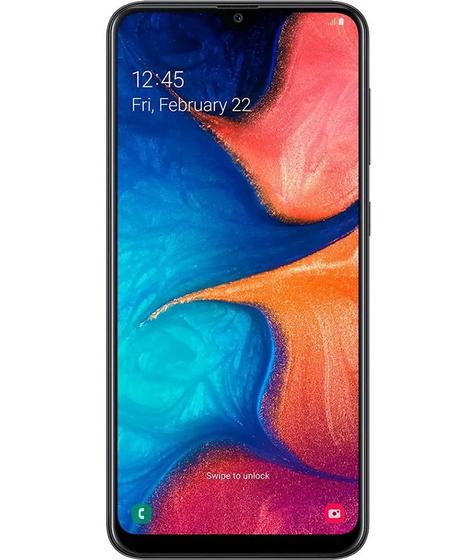 Menor preço em Usado: Samsung Galaxy A20 32GB Preto Muito Bom - Trocafone