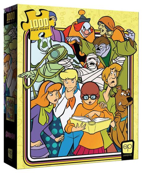 Imagem de USAOPOLY Scooby-Doo Those Intrometido Kids 1000 Peça Quebra-cabeça   de mercadorias Scooby-Doo oficialmente licenciados Quebra-cabeça colecionável com Scooby-Doo, Salsicha, Velma, Daphne e Fred