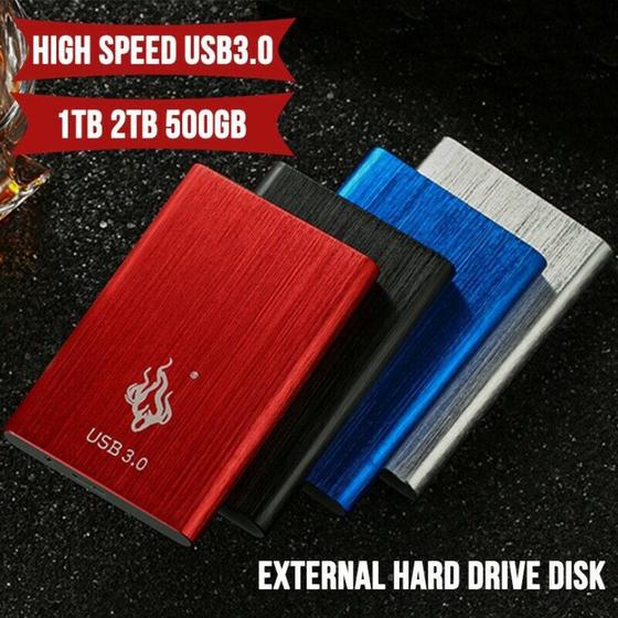 Imagem de USB 3.0 2TB 1TB Disco Rígido Externo 2.5'' HDD Fit para