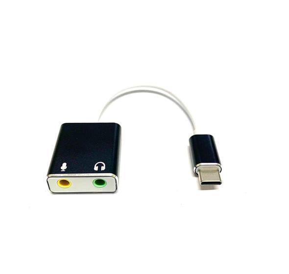 Imagem de Usb C Tipo C Tipo-C Placa De Som Externa Hi-Fi Magia Voz 7.1