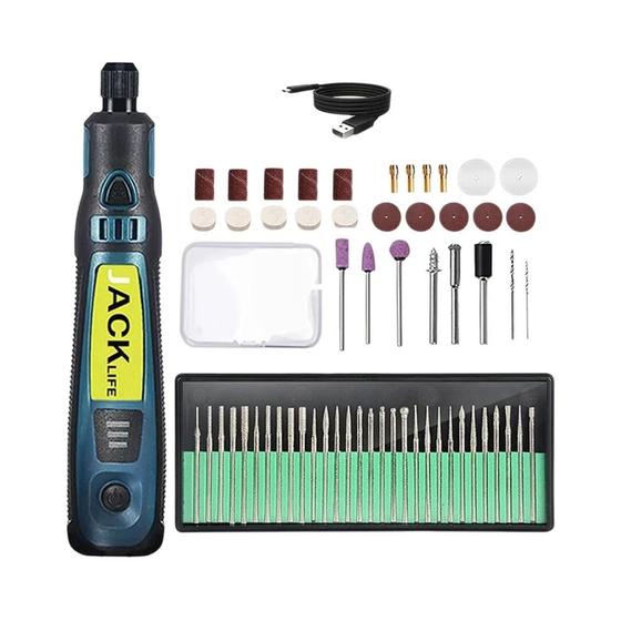 Imagem de USB Cordless Rotary Tool Kit Caneta Gravura DIY Para Jóias de Metal Vidro Mini Broca Sem Fio