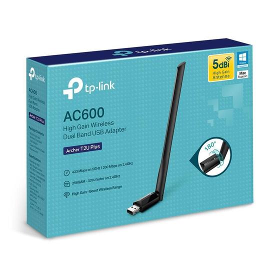Imagem de Usb Wireless Ac600 Archer T2u Plus