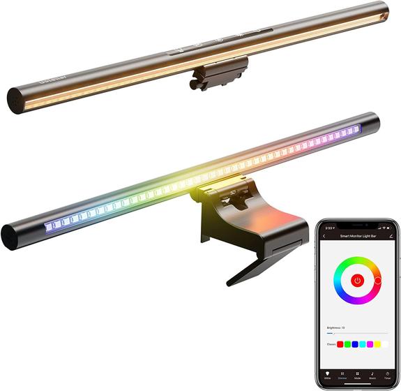 Imagem de Ustellar RGB lâmpada monitor de computador e APP Smart p RGB LED L