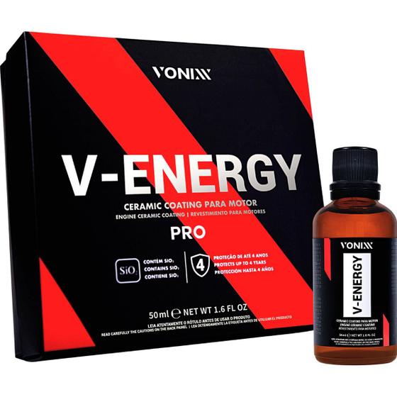 Imagem de V-Energy Vonixx Vitrificador Coating de Motor Pneu Caixa de Rodas 50ml