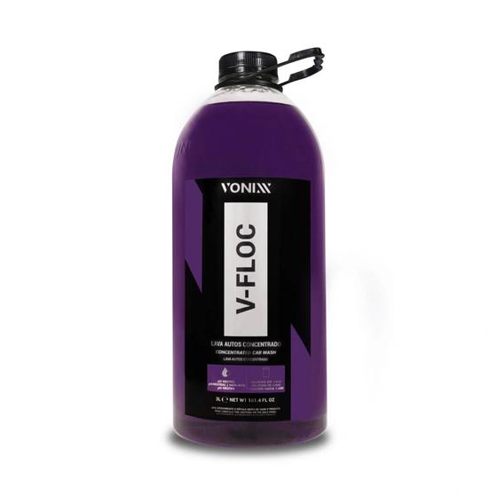 Imagem de V-Floc Shampoo Neutro Lava Autos Super Concentrado 3L Vonixx