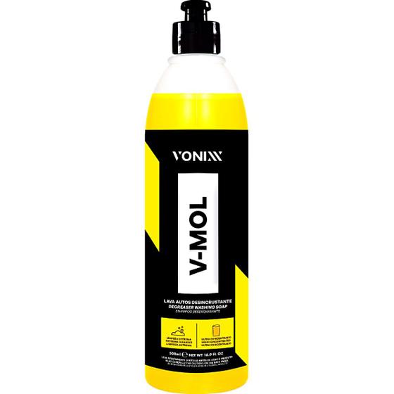 Imagem de V-Mol 500ml Shampoo Desengraxante Neutro Automotivo Lava Autos Detergente Vonixx