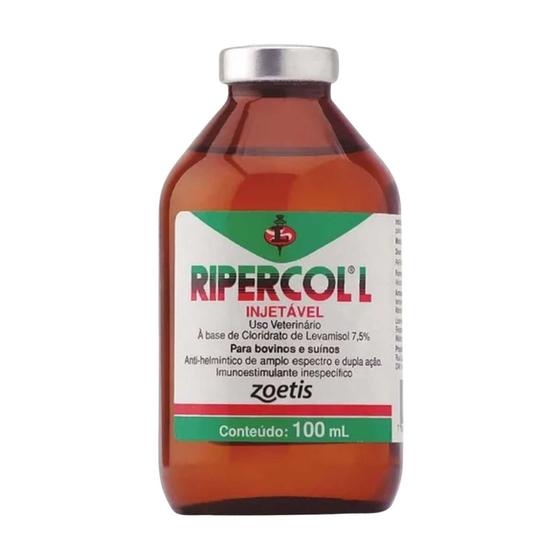 Imagem de V Ripercol L Injetavel 7.5% 30ml Vermifugo - Zoetis