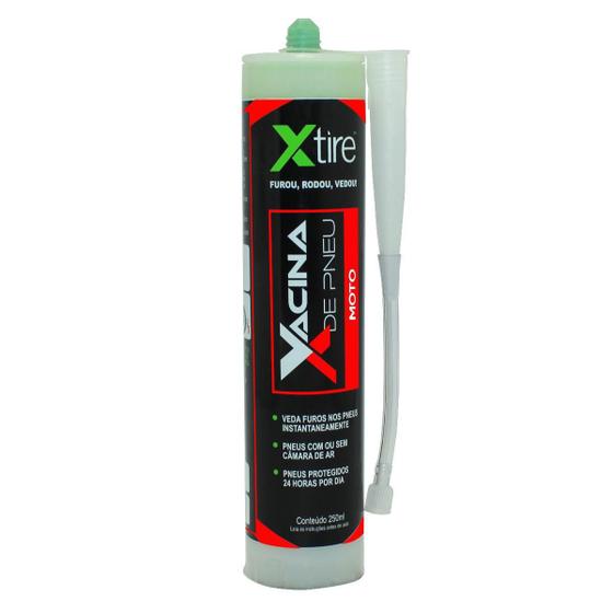 Imagem de Vacina De Pneu Moto 250Ml - Xtire (1 Frasco)