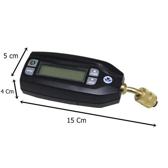 Imagem de Vacuômetro Digital Bluetooth Wireless Sem Fio Mastercool Vacuômetro Digital Com Bluetooth Tecnologia