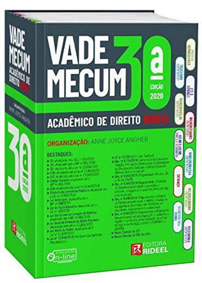 Imagem de Vade Mecum Acadêmico de Direito Rideel - 30ª Edição (2020) -  