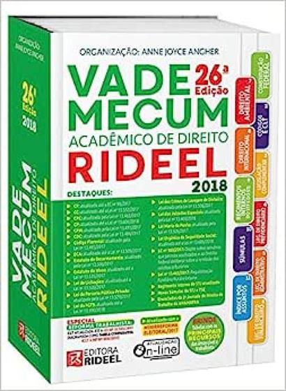 Imagem de Vade Mecum Acadêmico de Direito Rideel