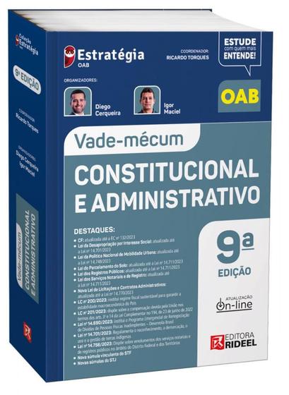 Imagem de Vade-mécum Constitucional e Administrativo - Estratégia - 9ª Edição - RIDEEL EDITORA ( BICHO ESPERTO )