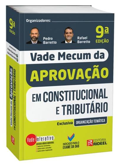 Imagem de Vade Mecum da Aprovação em Constitucional e Tributário, 9ª Edição 2024 - Rideel