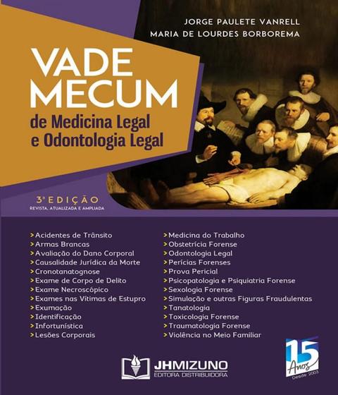 Imagem de Vade mecum de medicina legal e odontologia legal