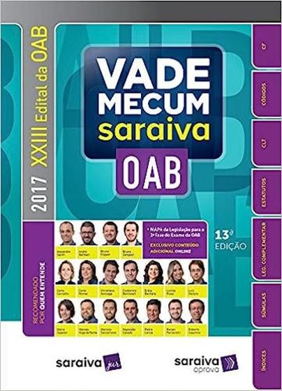 Imagem de Vade Mecum Saraiva - OAB e Concursos - 13ª Ed. 2017