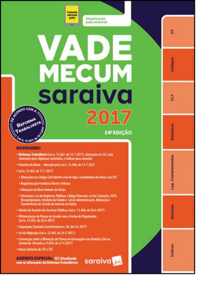 Imagem de Vade Mecum Tradicional Saraiva - 24ª Ed. 2017