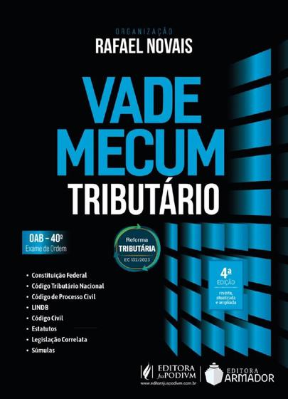 Imagem de Vade Mecum Tributario - 40º Exame De Ordem - 4ª Edição 2024 Juspodivm