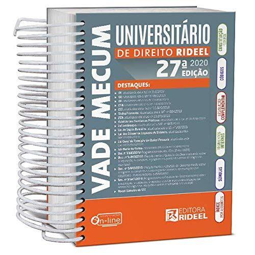 Imagem de Vade mecum univ direito 27ed 2020 - ED RIDEEL(239/668/2928/476)