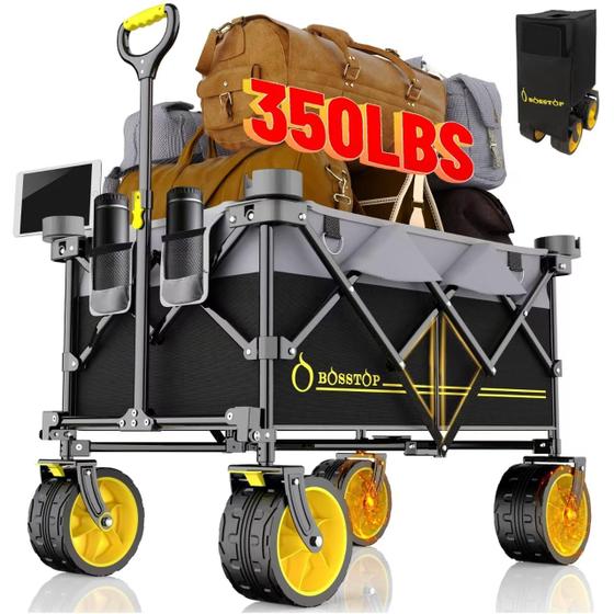 Imagem de Vagão Dobrável BOSSTOP - Todo Terreno, 160kg de Capacidade