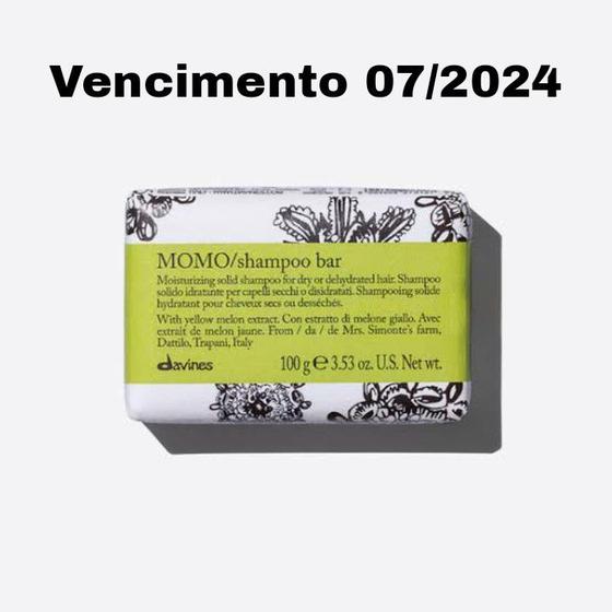 Imagem de Validade 07/2024 DAVINES MOMO SHAMPOO EM BARRA 100 GRS