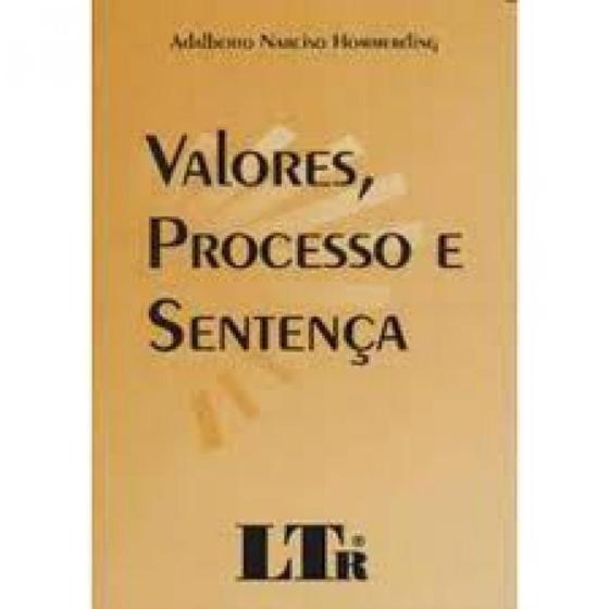 Imagem de Valores, processo e sentenca - LTR