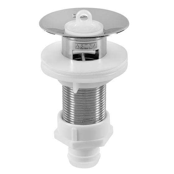 Imagem de Válvula 7/8" Cromada para Lavatório com Ladrão e com Unho Astra