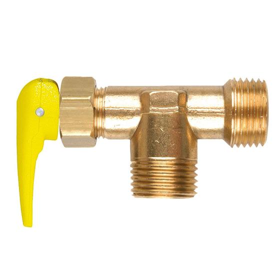 Imagem de Válvula Bloqueio 90 1/2 NPT E X 1/2 NPT E 009635 Jackwal