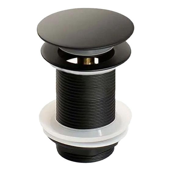 Válvula Click Luxo Inox 304 Preta Cuba Banheiro 7/8 Menor preço em Válvula Click Luxo Inox 304 Preta Cuba Banheiro 7/8