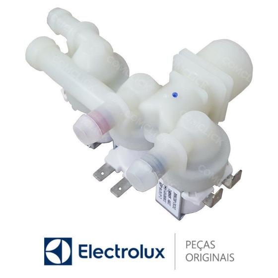 Válvula de Entrada de Água Tripla 220V 64287507 Lavadora Electrolux LA15F LT15F LTC15 LTP12 LTP15 Menor preço em Válvula de Entrada de Água Tripla 220V 64287507 Lavadora Electrolux LA15F LT15F LTC15 LTP12 LTP15