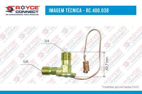 Imagem de Valvula de Expansao Oring 1 Capilar de 210mm 1,5T 3/8x1/2 BB