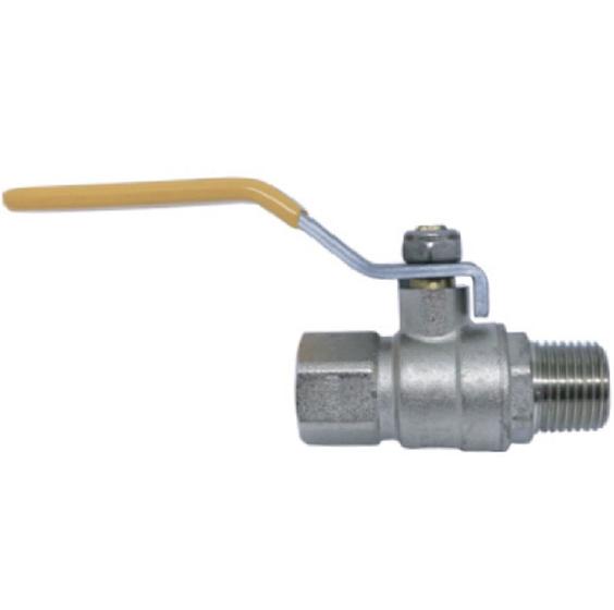 Imagem de Válvula Esfera Gás M/F Alav.Aço Passagem Plena 1/2"  Emmeti Kit com 5 Unidades