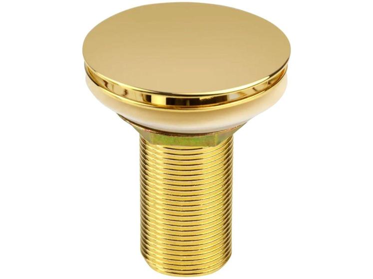 Imagem de Válvula para Lavatório Ducon Metais - Longa com Click 7/8” Gold 1603