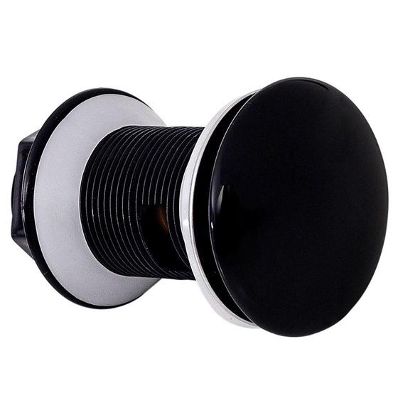 Válvula Para Lavatório Modaza Click 1.1/4", Preta Imagem de Válvula Para Lavatório Modaza Click 1.1/4", Preta