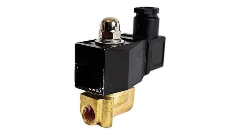 Imagem de Válvula Solenoide 2 Vias 1/4' Nf Gás / Água / Ar / Óleo 12dc