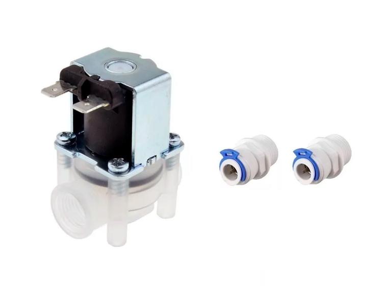 Imagem de Válvula Solenoide Água Osmose Reversa 1/4 24V Automação